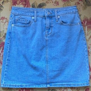 Lightwash Denim Skirt